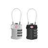 COTECi Zinc Alloy TSA Customs Combination Lock Steel-wire version