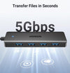 Ugreen 25851 USB 3.0 Hub, 4 Ports USB A Splitter Ultra-Slim
