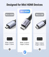 UGREEN 15515 MINI HDMI TO HDMI 8K CABLE 2M BRAIDED