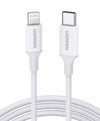 UGREEN 10493 USB-C TO LIGHTNING PD FAST CHARGING CABLE 1M RUBBER SHELL