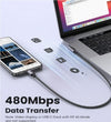 UGREEN 50125 USB-C 90° Right Angle Fast Cable 2M