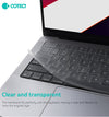 Coteci Transparent Keyboard Cover Pro 13" 2020 M1 (A2338,A2289, A2251)