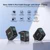 UNITEK 4-Port GaN Charger with Smart Display 100W (P1131ABK01-EU)