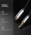 UGREEN 10595 3.5MM MALE TO FEMALE EXTENSION CABLE 3M