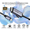 UNITEK Type C to DisplayPort Bi-Directional Cable (V1441AGY01)