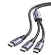 UGREEN 75733 2-IN-1 USB-C TO DUAL USB-C UNIVERSAL PD FAST CHARGING CABLE 140W 2M BRAIDED