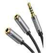 UGreen 30619 3.5mm male to 2 Female Audio Cable