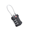 COTECi Zinc Alloy TSA Customs Combination Lock Steel-wire version