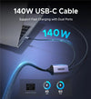 UGREEN 75733 2-IN-1 USB-C TO DUAL USB-C UNIVERSAL PD FAST CHARGING CABLE 140W 2M BRAIDED
