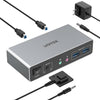 UNITEK HDMI KVM Switch for 2 Monitors and 2 Computers 4K@144Hz (AR-V1312)