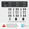 UNITEK HDMI KVM Switch for 2 Monitors and 2 Computers 4K@144Hz (AR-V1312)