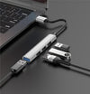 Hoco 4 in 1 USB Hub USB3.0+USB2.0 HB26