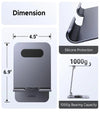 UGREEN 45860 DESKTOP TABLET STAND 360° ROTATION METAL