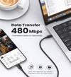 UGREEN 60788 USB-C TO C PD FAST CHARGING CABLE 60W 3M