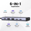 Ugreen 35999 (6in1) USB C To 2*USB3.0, 2*Usb C, 1*HDMI 60Hz, 1*PD
