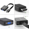 UGREEN 40248 HDMI TO VGA CONVERTER WITH AUDIO