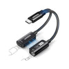 UGREEN 25837 2 in 1 USB-C to 3.5mm audio jack and USB-C  PD fast-charging adapter.