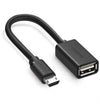 UGREEN 10396 MICRO USB MALE TO USB-A F/M OTG CABLE 15CM