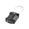 COTECi Zinc Alloy TSA Customs Combination Lock Steel-wire version