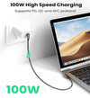 UGREEN 70696 ANGLED USB-C TO C CABLE BRAIDED 1M