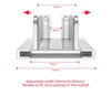 UNITEK VERTICAL ADJUSTABLE LAPTOP STAND HOLDER (0T172GY)