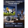 UGREEN 85632 Right Angle Male to Female HDMI 2.1 Adapter 2 Pack