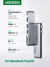 UGREEN 80856 USB-C TO HDMI 2XUSB 1XSD/TF PD ADAPTER
