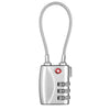 COTECi Zinc Alloy TSA Customs Combination Lock Steel-wire version