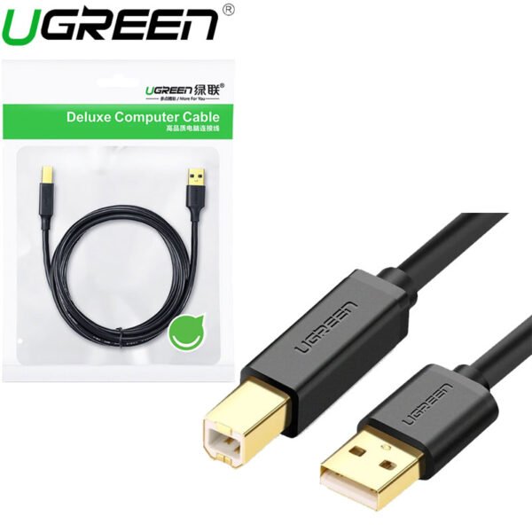 UGREEN 10352 USB A 2.0 TO USB B PRINTER CABLE 5M