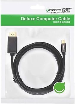 UGREEN 10477 MINI DP TO DISPLAY PORT CABLE 1.5M BLACK