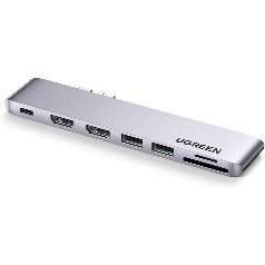 UGREEN 80548 (7in1) USB C Hub 4K Dual HDMI for MacBook