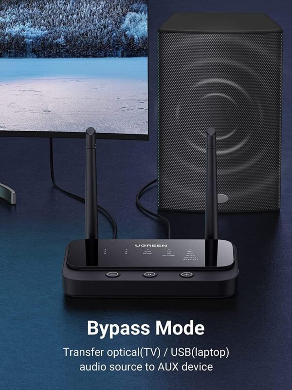 UGREEN 20140 BLUTOOTH 5.0 AUDIO RECEIVER & TRANSMITTER 100M LONG