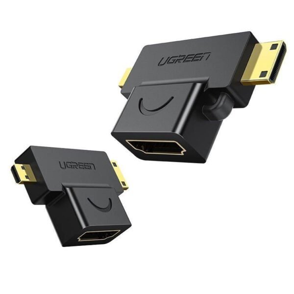 UGREEN 20144 MICRO+MINI HDMI TO HDMI F/M ADAPTER