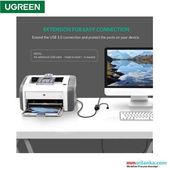 UGREEN 20827 USB 3.0 ACTIVE EXTENTION CABLE 10M