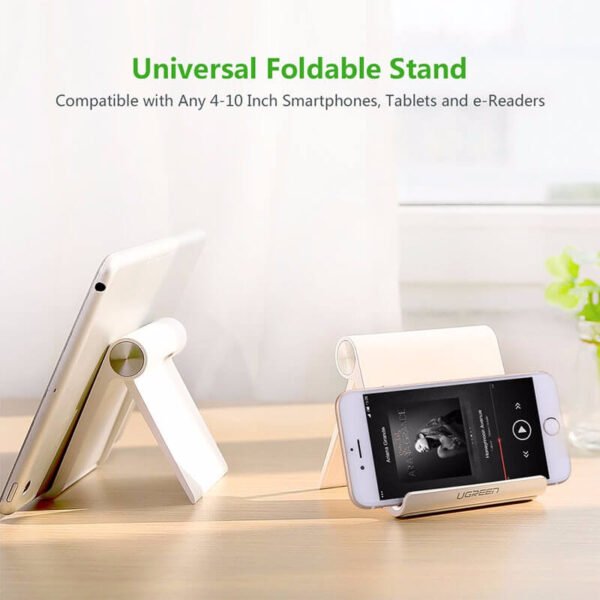 UGREEN 30485 PORTABLE STAND FOR IPAD and MOBILE WHITE