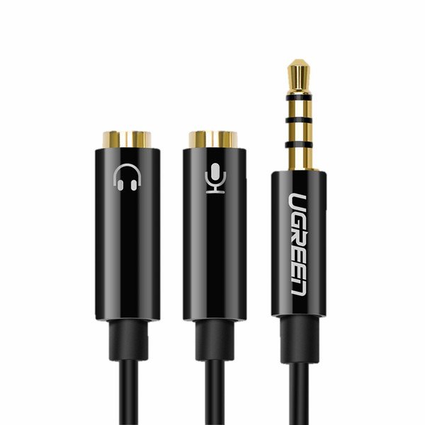 UGREEN 30620 3.5MM MALE TO 2 FEMALE AUDIO CABLE