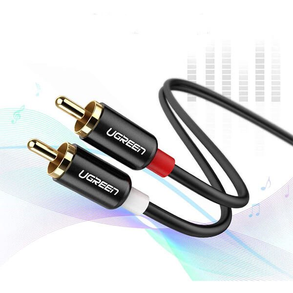 UGREEN 30747 2RCA MALE TO 2RCA MALE CABLE 1M