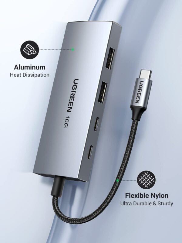 UGREEN 30758 USB-C TO 2XUSB + 2XUSB-C 4-PORT HUB 10GBPS
