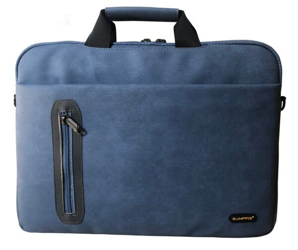Sumffis SS-0336 Soft PVC PU Leather Material Laptop Bag 14 Inch