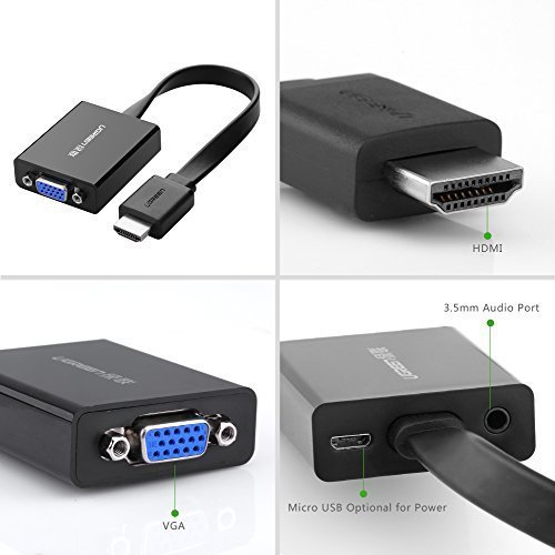 UGREEN 40248 HDMI TO VGA CONVERTER WITH AUDIO