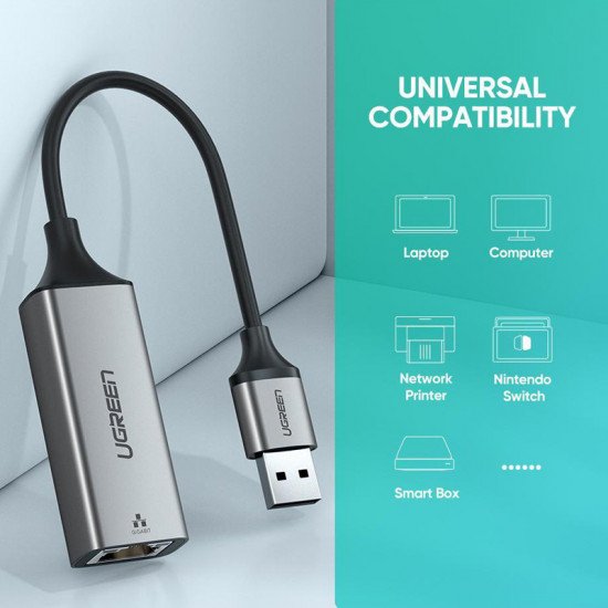 UGREEN 50922 USB 3.0 TO GIGABIT RJ45 ADAPTER