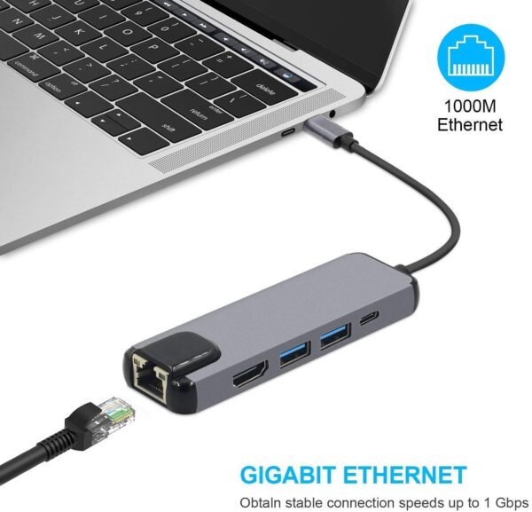 V-Tech Usb C 5in1 to Multiport Hub