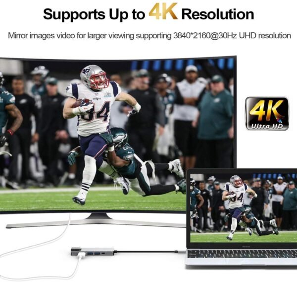 V-Tech Usb C 5in1 to Multiport Hub