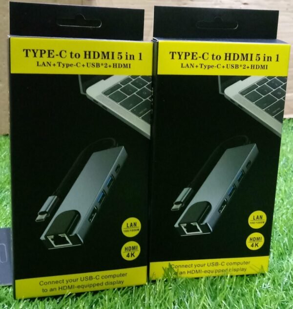 V-Tech Usb C 5in1 to Multiport Hub