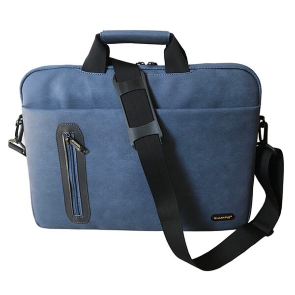 Sumffis SS-0336 Soft PVC PU Leather Material Laptop Bag 14 Inch