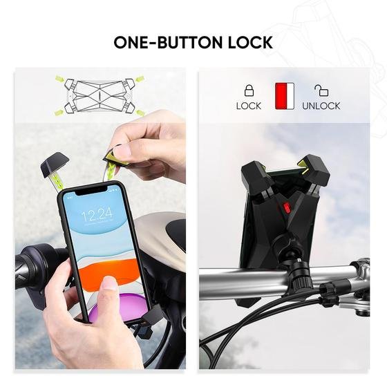UGREEN 60989 BIKE PHONE MOUNT BLACK