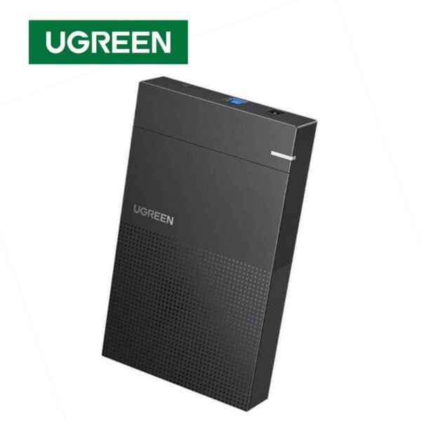 UGREEN 70337 20TB 5Gbps Black 3.5/2.5 SATA Hard Drive Enclosure with Power Supply