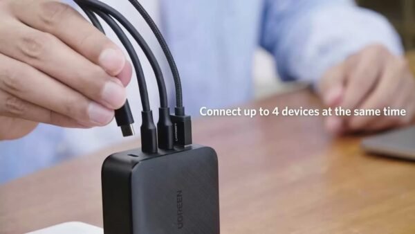 UGREEN 70774 GAN X PD FAST CHARGER 65W Compatible with MacBook Pro/Air, Dell XPS 13, iPad Pro, iPhone 14/14 Pro/14 Pro Max/13, Galaxy S22