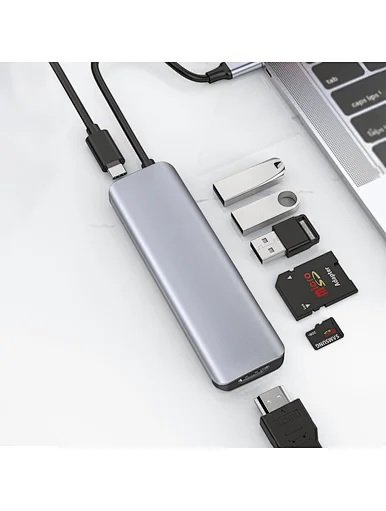 WiWU Alpha 731HC Usb C Hub 7-in-1