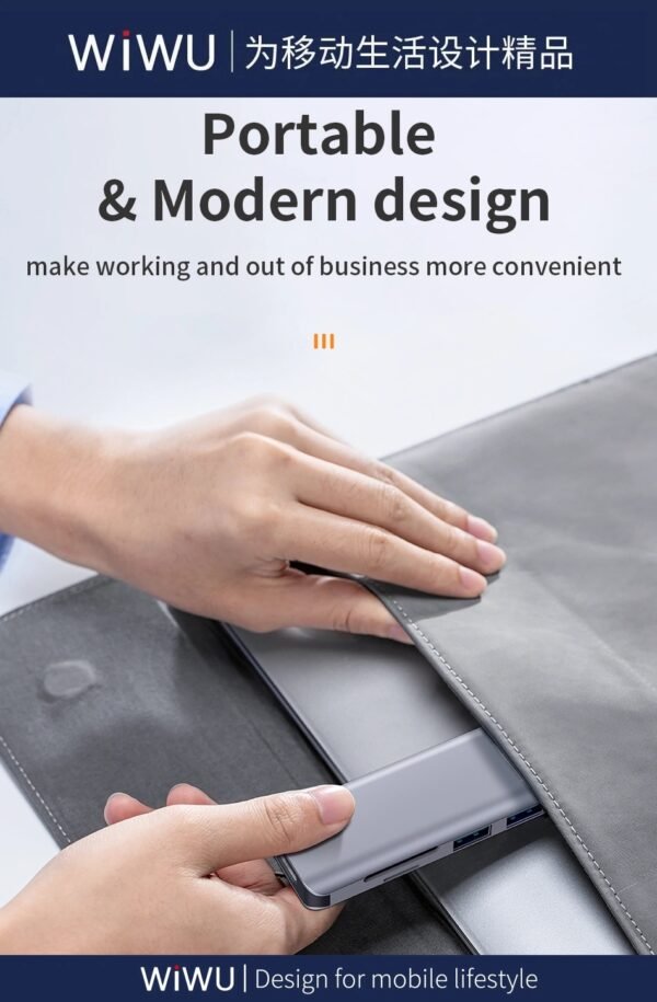 WiWU Alpha 731HC Usb C Hub 7-in-1